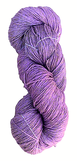 Grape rayon metallic yarn 9 oz skein