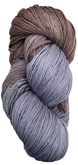 Grey Wolf  alpaca/merino yarn with 2 broken threads