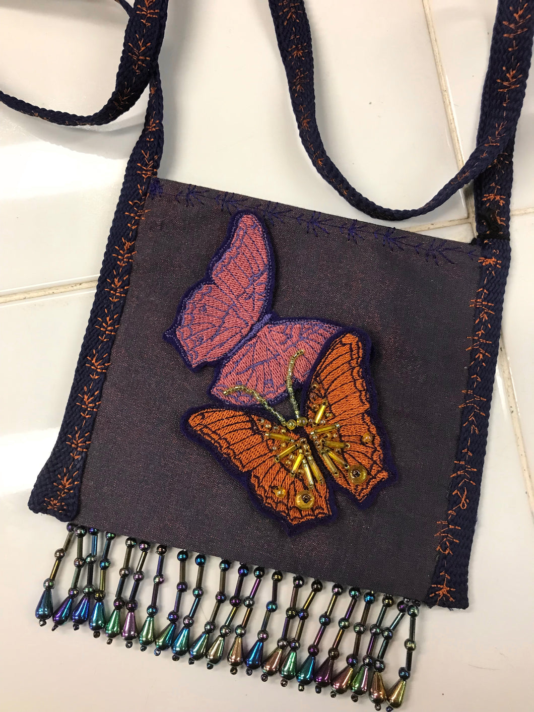 Butterfly Bag: Two butterflies