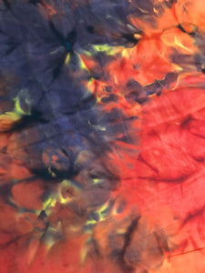 Cotton Batik Fabric: Fire
