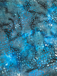 Cotton Batik Fabric: Storm