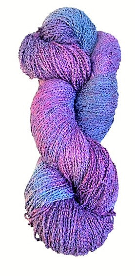 Lavendar Rayon/Cotton Boucle Yarn