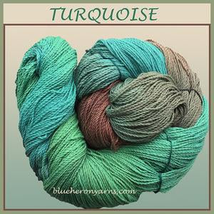 Turquoise Organic Cotton Yarn