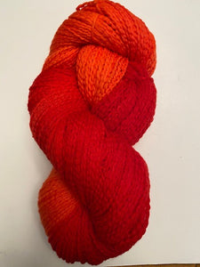 Red Coral Soft Twist Wool Yarn