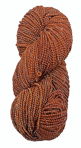 Redwood merino beaded metallic wool yarn