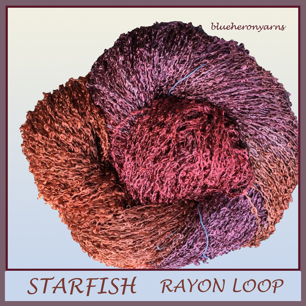 Starfish Rayon Loop Yarn
