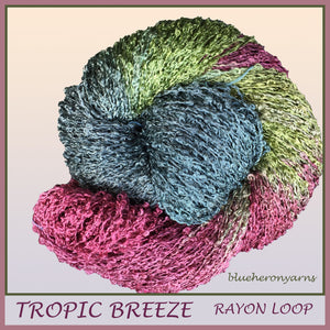 Tropic Breeze Rayon Loop Yarn