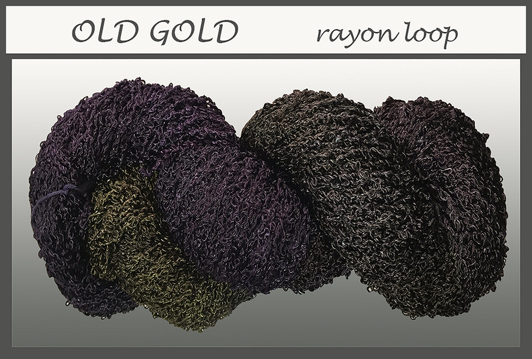 Old Gold Rayon Loop Yarn