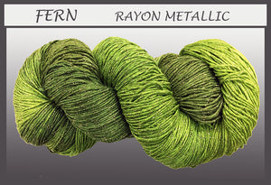 Fern Rayon Metallic Yarn