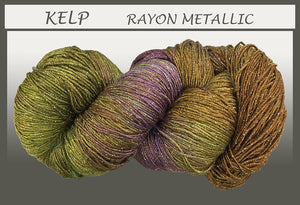 Kelp Rayon Metallic Yarn