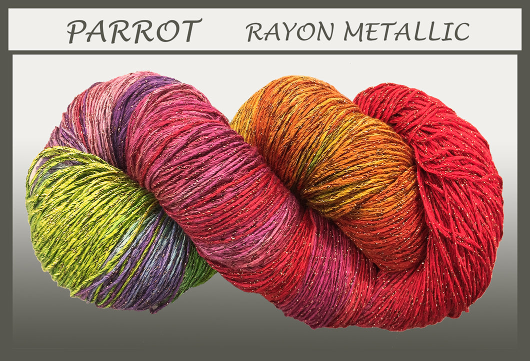 Parrot Rayon Metallic Yarn