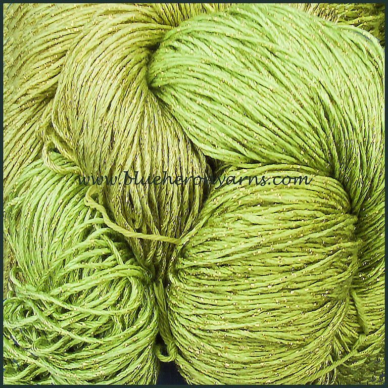 Soft Green Rayon Metallic Yarn