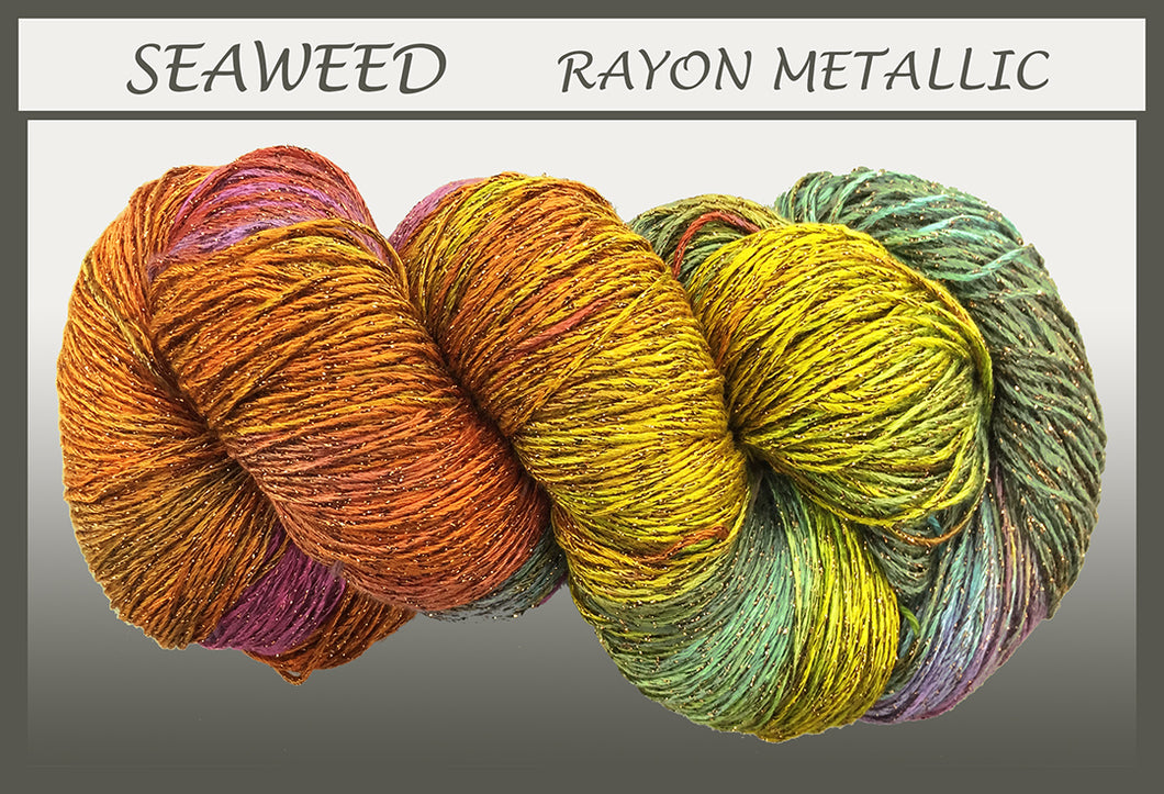 Seaweed Rayon Metallic Yarn