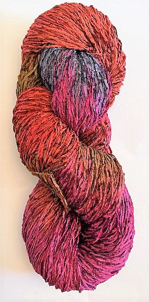 Sandstone rayon chenille yarn