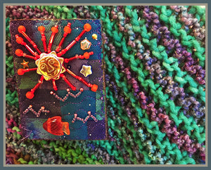 Quilted Pin: Setting Sun