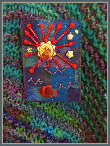 Quilted Pin: Setting Sun