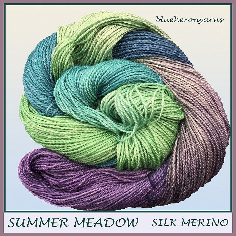 Summer Meadow Silk Merino Yarn