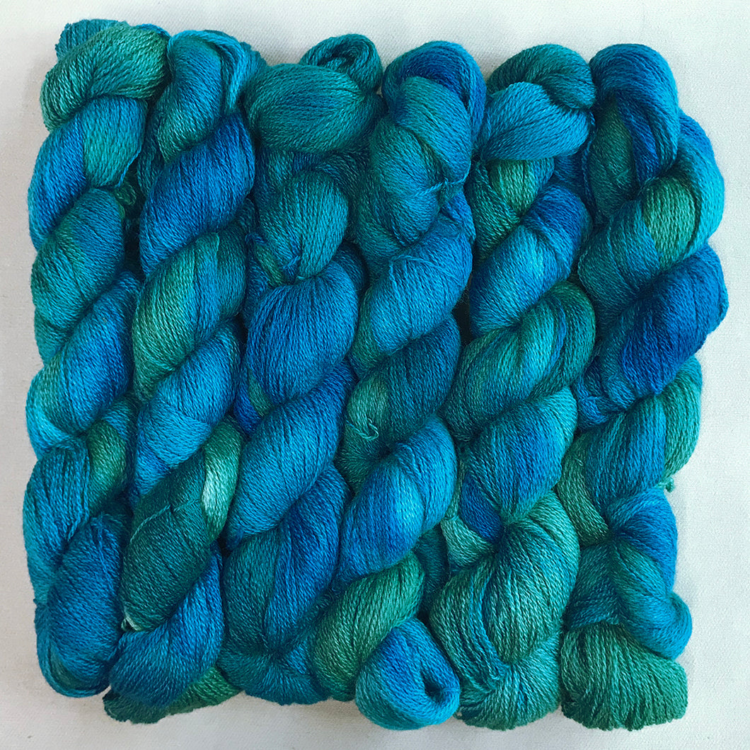 Silk Merino Lace Yarn: River