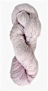 Soft Rose/silver Rayon Metallic Yarn