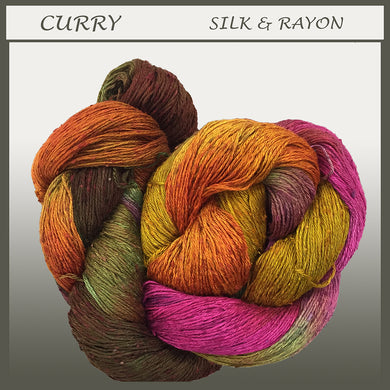 Curry Silk & Rayon Yarn