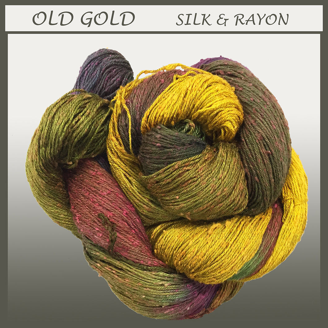 Old Gold Silk & Rayon Yarn