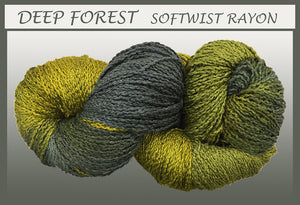 Deep Forest Softwist Rayon Yarn