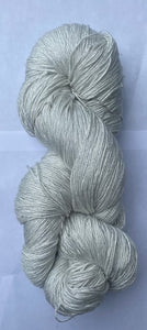 Swan/silver rayon metallic yarn