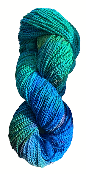 Tropical Sea beaded merino wool yarn